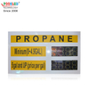 Fabricante de 6 pulgadas amarillo 8.8.8.8 PCB gabinete blanco señal de precio de gas digital