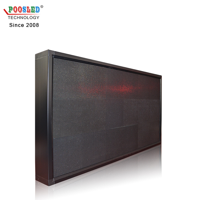Pantalla LED programable de una sola aplicación roja de alta calidad para interiores P4.75