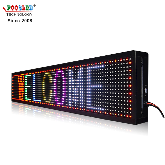 Tablero de mensajes LED popular para interiores P10 3X1 RGB (SMD)