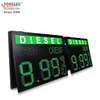 Alta calidad impermeable 12 pulgadas verde 8.88 9/10 DIESEL Led señales de gas