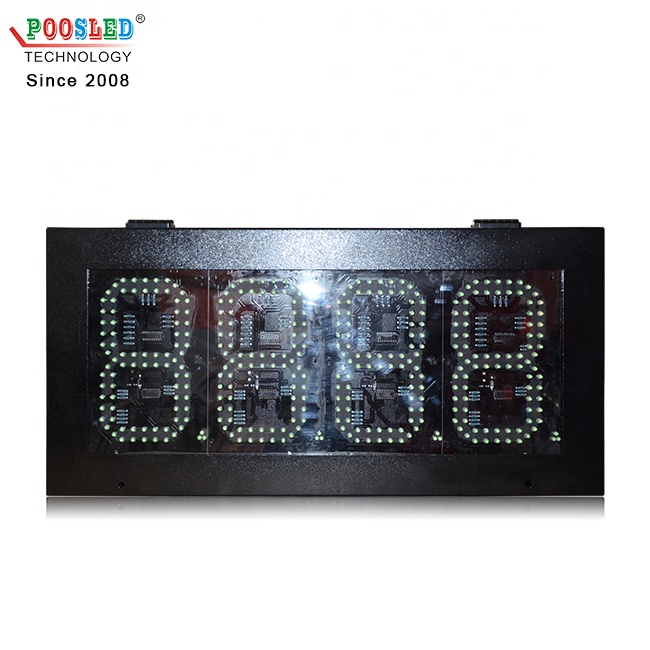 Nuevo diseño verde 8 '' PCB 888.8 LED Precio señal para gasolinera
