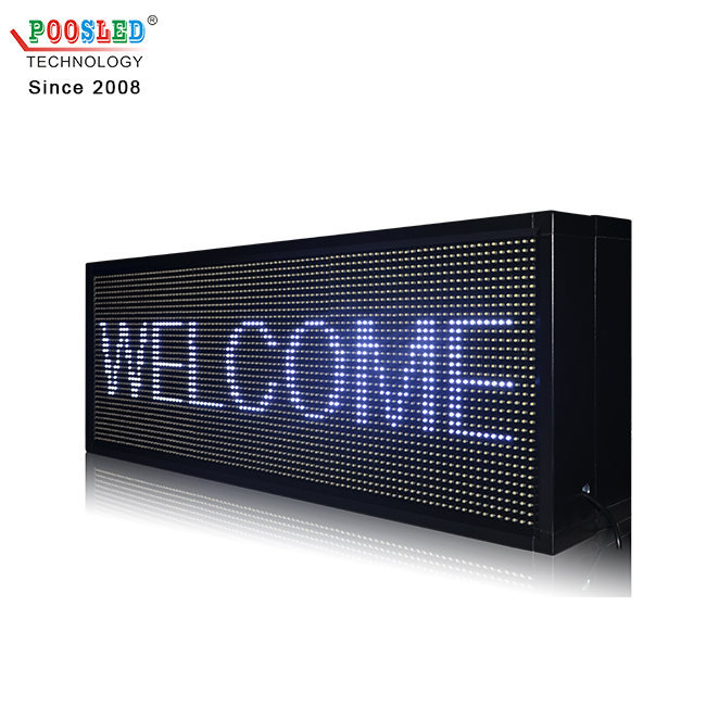 Pantalla LED blanca de doble cara popular P10 3x2 para exteriores