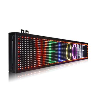 Tablero de mensajes LED popular para interiores P10 3X1 RGB (SMD)