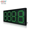 Venta al por mayor profesional de 15 '' impermeable verde 888,8 LED señal de precio de gas
