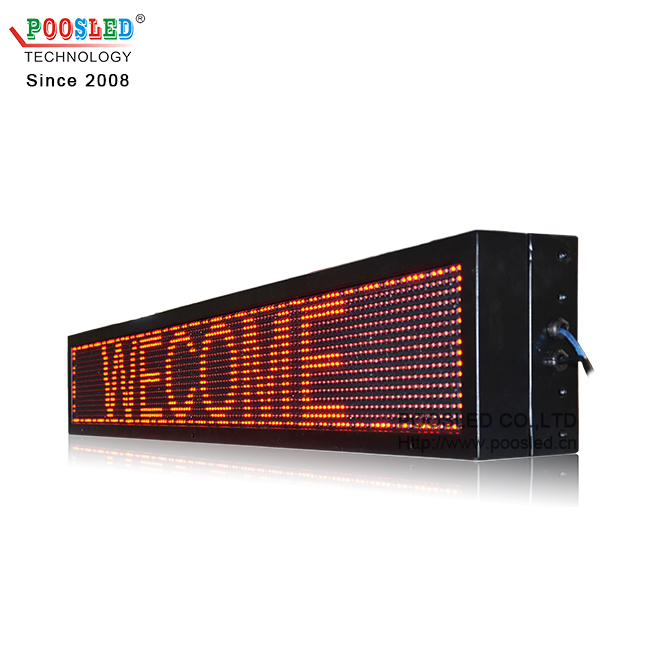 Pantalla de publicidad llevada programable roja 4x1 IP65 P10