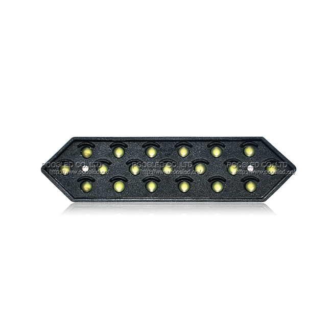 Pantalla LED amarilla de 7 segmentos de tamaño pequeño de 10 pulgadas popular