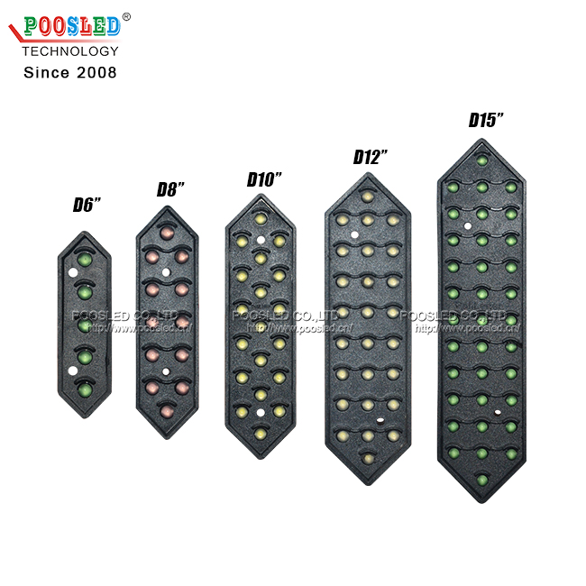 Diseño agradable Módulo LED de 7 segmentos de gran tamaño de 32 pulgadas